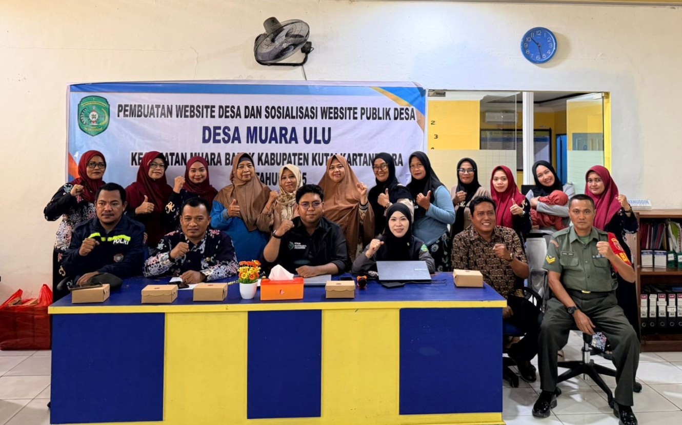 Menuju Desa Digital, PT. Etam Multitalenta Akademi Laksanakan Pembuatan dan Sosialisasi Website Desa dengan Pemerintah Desa Muara Badak Ulu